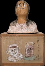 Usual Suspects-Minhyeong by Shin Min contemporary artwork drawing works on paper