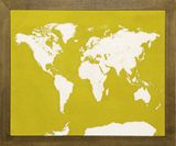 Map of The World Dedicated to unknown Embroiderers by Aoyama Satoru contemporary artwork mixed media textile