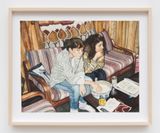 The Glare by Lisa Edelstein contemporary artwork drawing painting