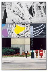 The Overlap Series Man Entangled In NetStreet Scene by John Baldessari contemporary artwork painting photography
