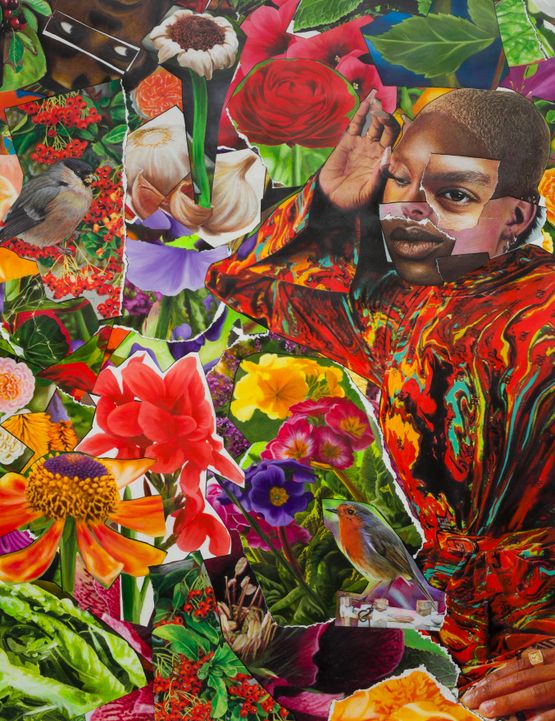 He Is No Alien To Me by Larry Amponsah contemporary artwork Painting
