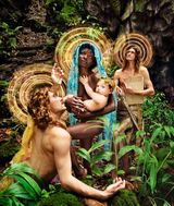 The Holy Family with St. Francis by David Lachapelle contemporary artwork photography