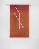 Primeros amaneceres en la tierra Curtain 1 by Felipe Mujica contemporary artwork painting textile