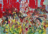 As a cure you seep into my marrow by Shuang Jiang contemporary artwork painting
