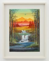 Umbongo Falls by Neil Raitt contemporary artwork painting works on paper