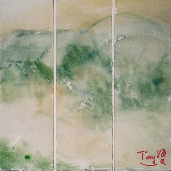 Untitled No. 12 Triptych by TAng Haywen contemporary artwork Works on Paper