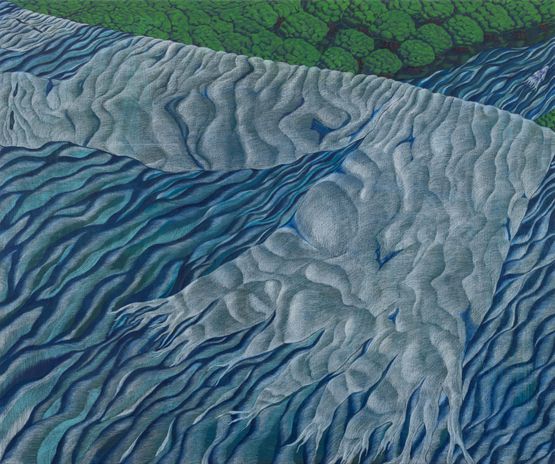 Shipwreck by Chen Sixin contemporary artwork Painting