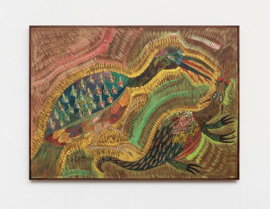 Sem titulo Untitled by Chico Da Silva francisco Domingos Da Silva contemporary artwork Works on Paper