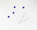 Deux Carres by Mehdi Moutashar contemporary artwork Sculpture