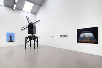 Contemporary art exhibition Titus Schade Die Schwarze Muhle at Galerie Eigen  Art Leipzig Germany