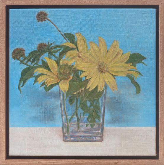 Sunflowers by Noor Mahnun Anum contemporary artwork Painting