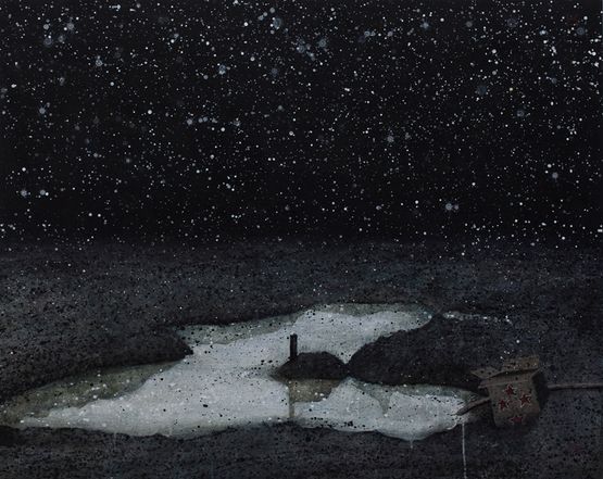 Milky Way by Michael Shepherd contemporary artwork Painting