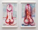 the fountain of him by Del Kathryn Barton contemporary artwork Works on Paper