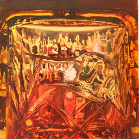 Airport Bar by Yifan Jiang contemporary artwork Painting