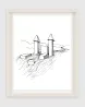 Sit in a River by David Byrne contemporary artwork Works on Paper
