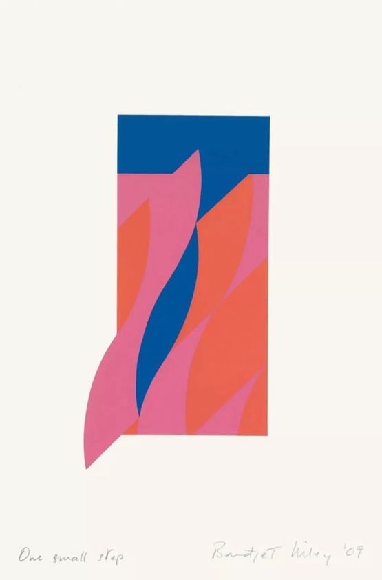 One Small Step by Bridget Riley contemporary artwork Print