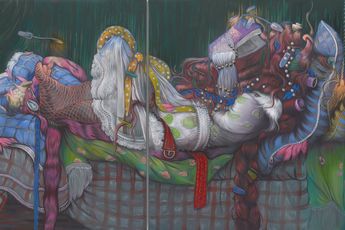 Contemporary art exhibition Bea Scaccia Groomed at Gagosian Park  75 New York United States