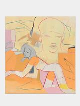 Planet peach by France-Lise Mcgurn contemporary artwork painting
