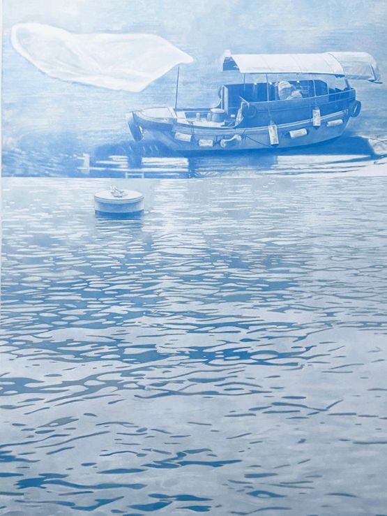 Cloud by Ling Wai Shan contemporary artwork Painting