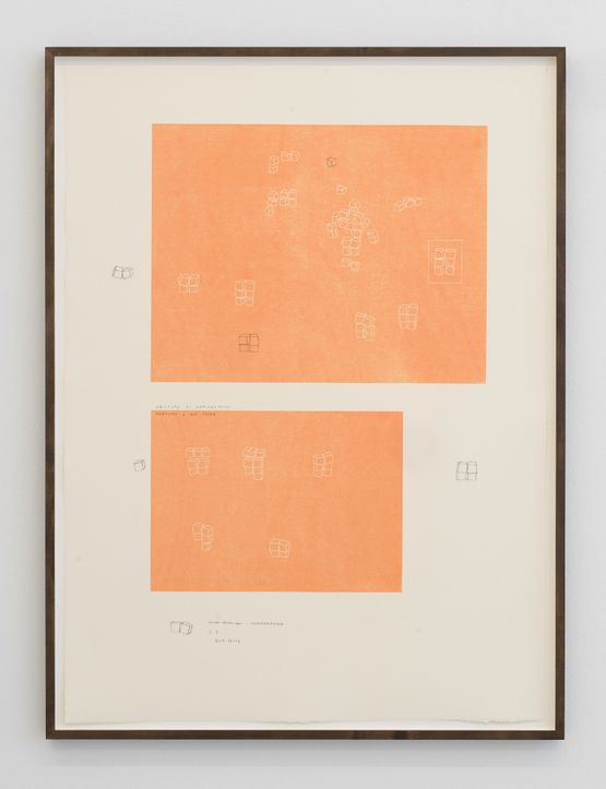 Contraposer Back-facing by Ester Fleckner contemporary artwork Works on Paper