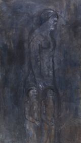 Mother and Children by Nancy Spero contemporary artwork painting works on paper