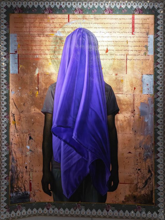 Shrouded IV by Leslie De Chavez contemporary artwork Painting