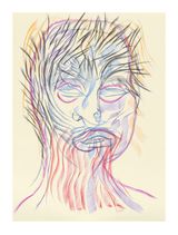 Face and Mask 20 by Carlos Amorales contemporary artwork drawing works on paper