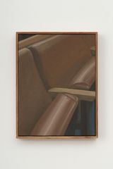 Folding Chairs in The Shul by Guy Simpson contemporary artwork painting