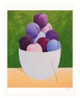 Purple Peaches by Nicolas Party contemporary artwork print