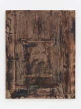 Untitled wooden opening Lanzarote by Heidi Bucher contemporary artwork painting textile