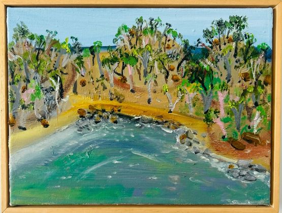 Small Inlet by Andy Pye contemporary artwork Painting