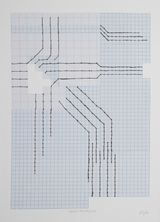 Specific Paths 7 by Layla Juma contemporary artwork drawing works on paper