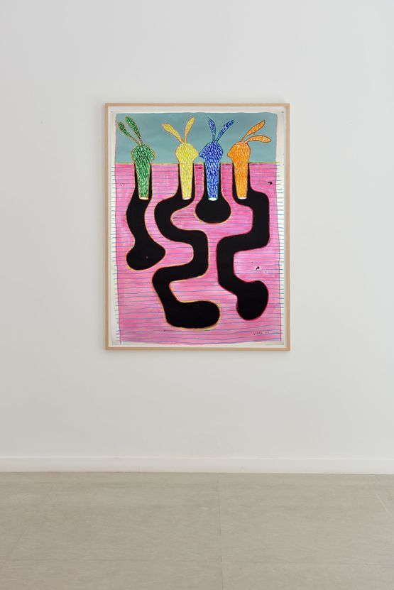 Untitled Madriguera grande by Luis Vidal contemporary artwork Painting