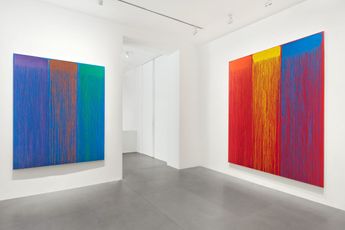 Contemporary art exhibition Pat Steir Paintings at Gagosian Rome Italy