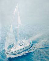 Sky soaring by Ling Wai Shan contemporary artwork painting