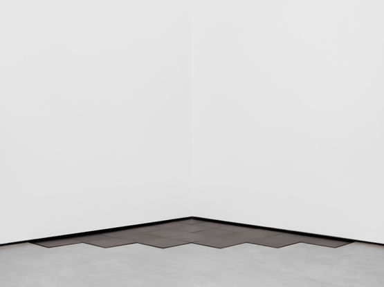 Sixth Steel Corner by Carl Andre contemporary artwork Sculpture