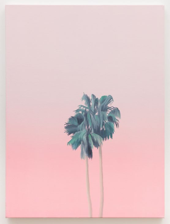 Dawn Palms by Alec Egan contemporary artwork Painting