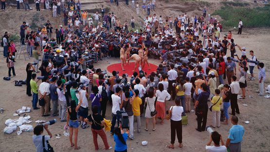 Fotofest by Wang Qingsong contemporary artwork Photography