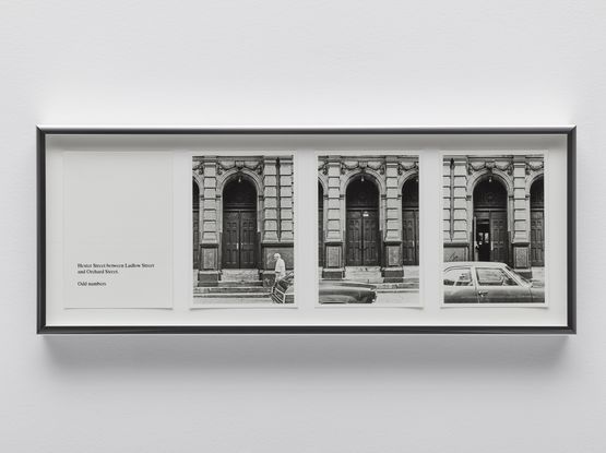 Doors NYC Hester Street between Ludlow Street and Orchard Street - Odd Numbers 1975-1976 by Roy Colmer contemporary artwork Photography