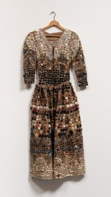 Button Dress by Nancy Youdelman contemporary artwork sculpture
