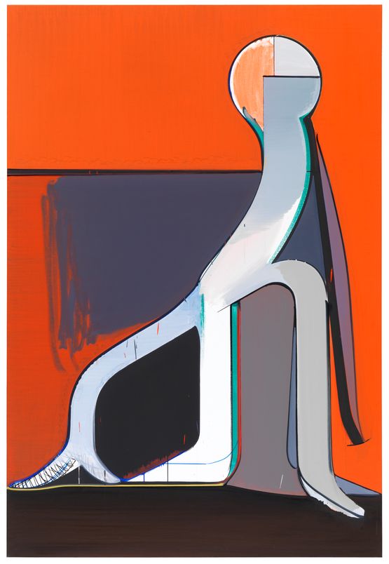 Charles Christadovo by Thomas Scheibitz contemporary artwork Painting