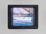 TV Text  Image NARCOTICS OF SURREALISM by Gretchen Bender contemporary artwork moving image