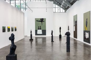 Contemporary art exhibition Pol Taburet Ode to Twisted Gods at Mendes Wood DM Sao Paulo Brazil