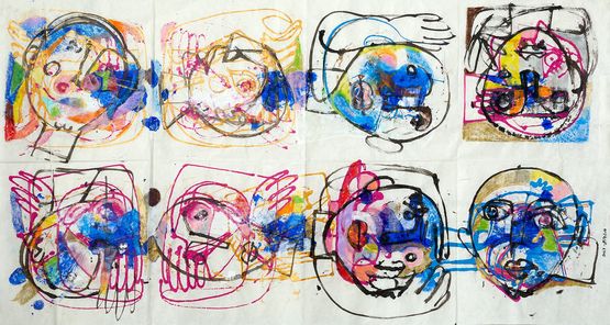Untitled 40 by Fadi Yazigi contemporary artwork Works on Paper