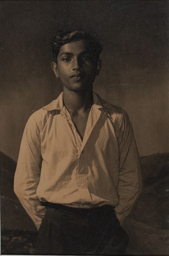 Untitled Boy in White Shirt and Trousers by Lionel Wendt contemporary artwork Print
