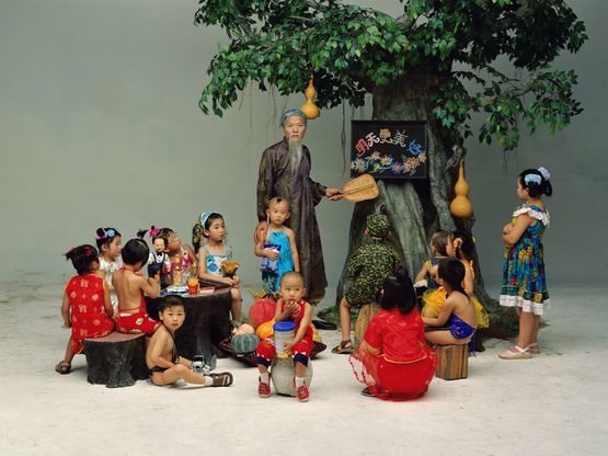 Preschool by Wang Qingsong contemporary artwork Photography