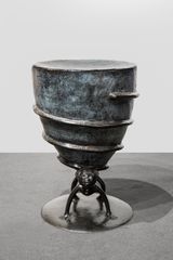 Tampouf  stool by Jean-Marie Fiori contemporary artwork sculpture