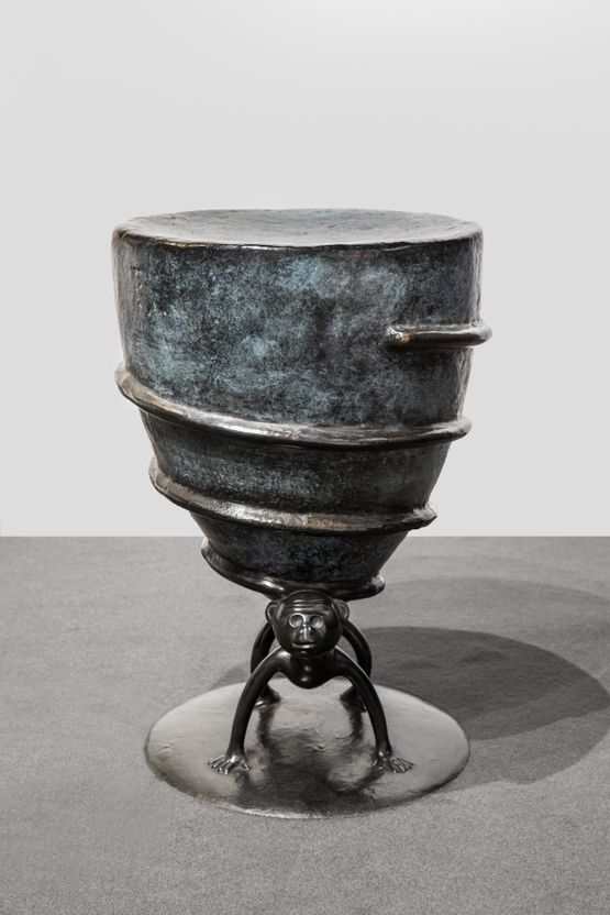 Tampouf  stool by Jean-Marie Fiori contemporary artwork Sculpture
