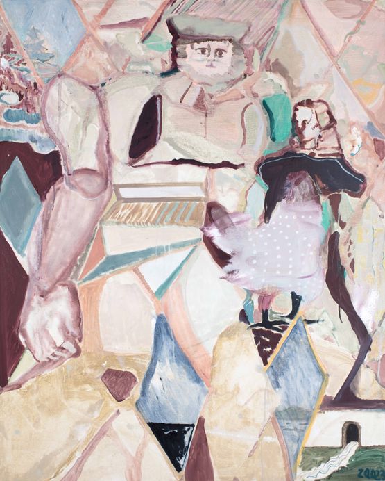 The Witch Hunter J and the Smoking Hen No. CE by Zhao Yang contemporary artwork Painting