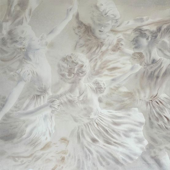 Dance of Light-4 by Yang Fan contemporary artwork Works on Paper
